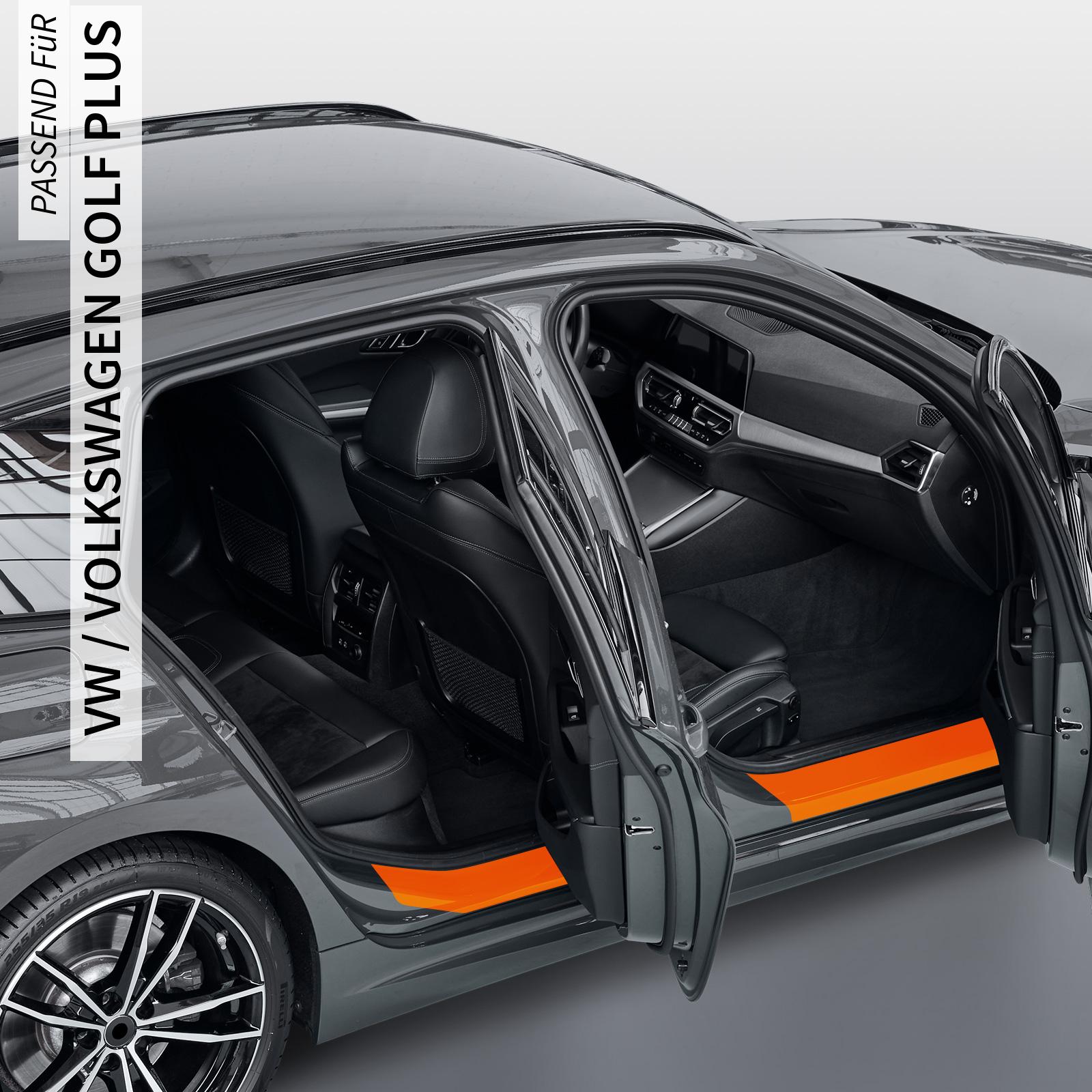Einstiegsleistenschutzfolie für VW / Volkswagen Golf Plus ab BJ 2010, Facelift